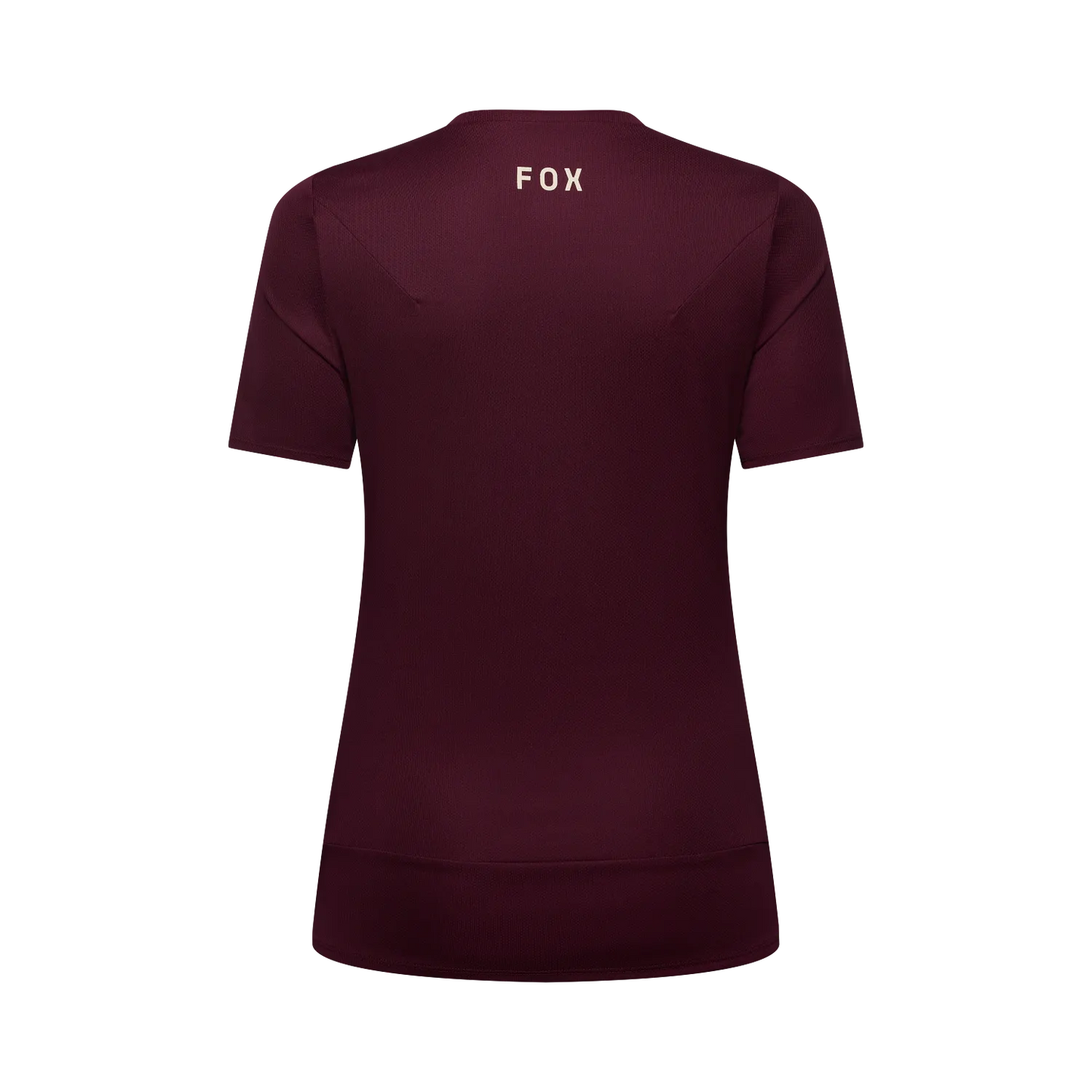 Maillot FOX RANGER FOX HEAD Mangas Curtas Mulher Bordô