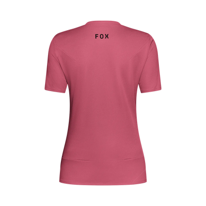 Maillot FOX RANGER HEAD Feminino Mangas Curtas Berry