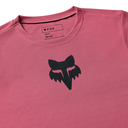 Maillot FOX RANGER HEAD Feminino Mangas Curtas Berry