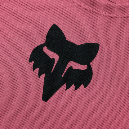 Maillot FOX RANGER HEAD Feminino Mangas Curtas Berry