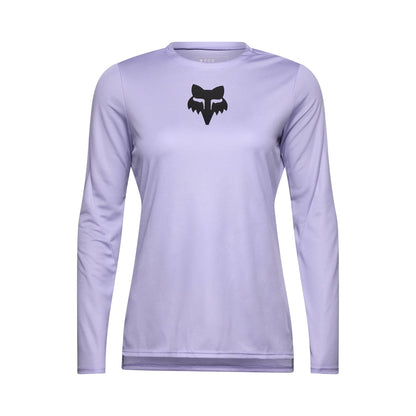 Maillot FOX RANGER HEAD Feminino Mangas Compridas Lilás