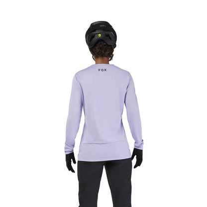 Maillot FOX RANGER HEAD Feminino Mangas Compridas Lilás
