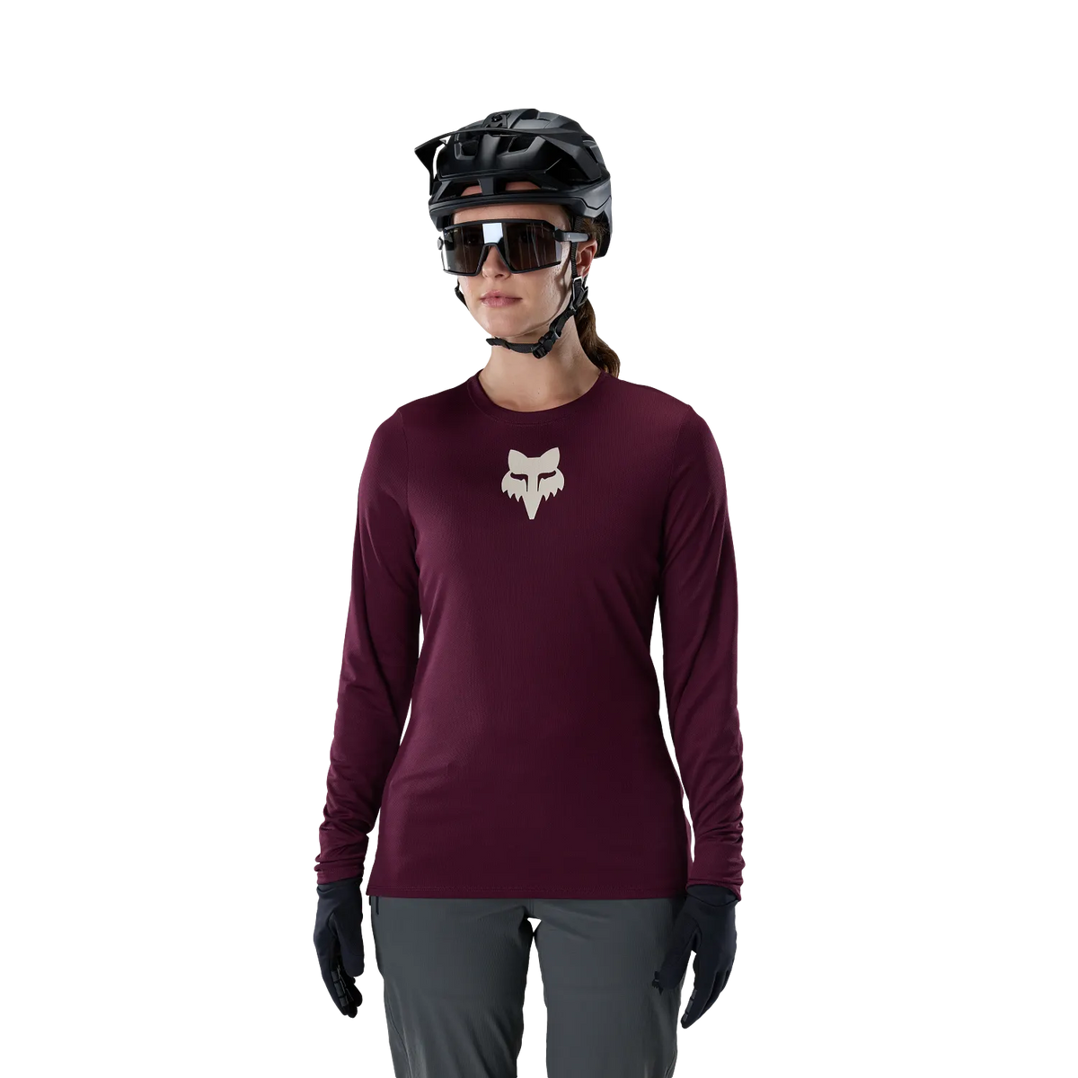 Camisola FOX RANGER FOX HEAD de Senhora de Manga Comprida Bordeaux