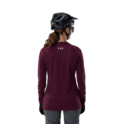 Camisola FOX RANGER FOX HEAD de Senhora de Manga Comprida Bordeaux