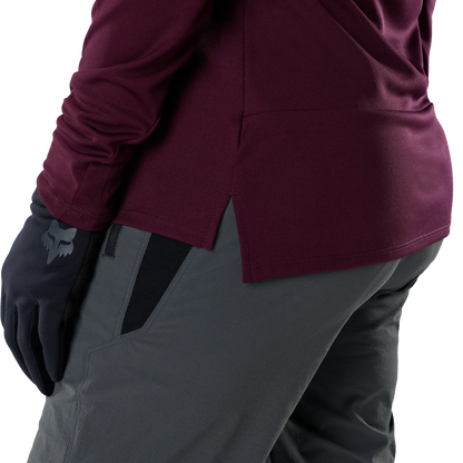 Camisola FOX RANGER FOX HEAD de Senhora de Manga Comprida Bordeaux