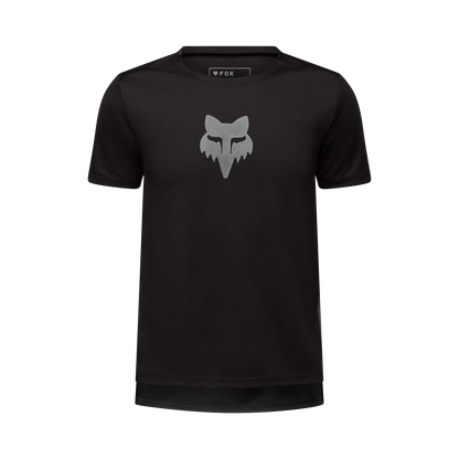 Maillot FOX RANGER HEAD Junior Mangas Curtas Preto