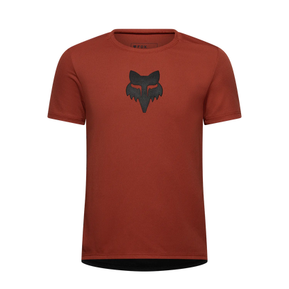 Camisola FOX RANGER HEAD Junior de Manga Curta Acid Scarlet