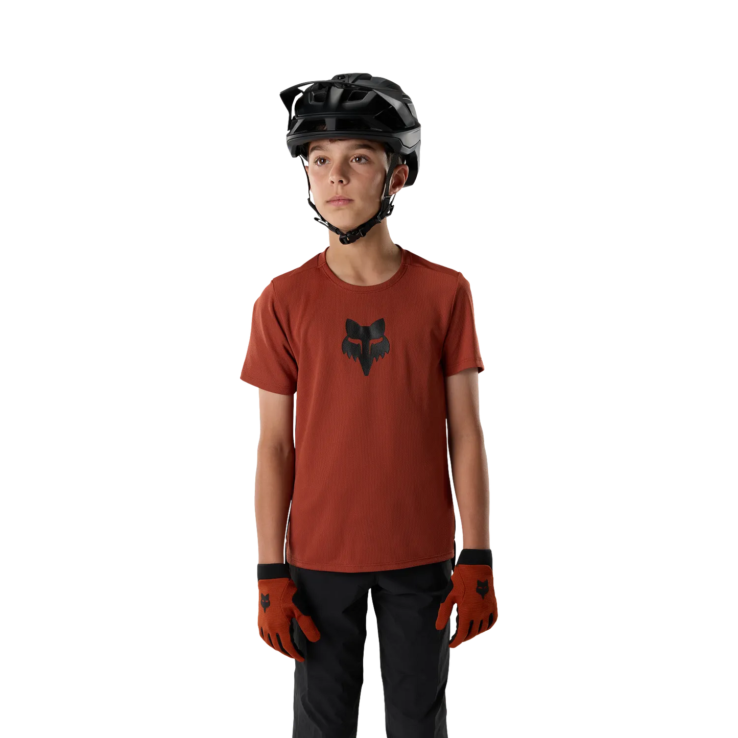 Camisola FOX RANGER FOX HEAD Junior Mangas Curtas Acid Scarlet