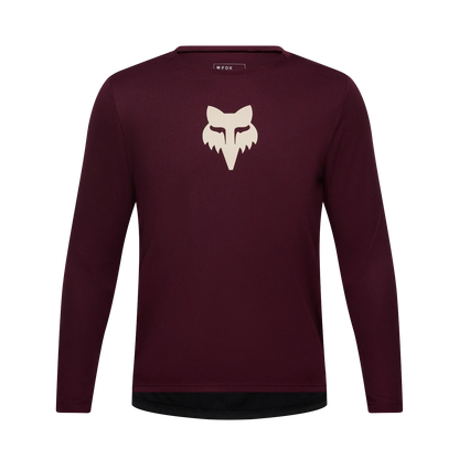 Camisola FOX RANGER FOX HEAD Junior Mangas Compridas Bordô