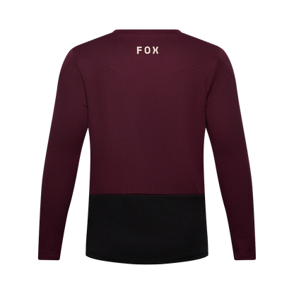 Camisola FOX RANGER FOX HEAD Junior Mangas Compridas Bordô