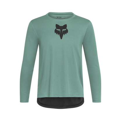 Camisola FOX RANGER FOUNDRY Junior de Manga Comprida Verde-sálvia