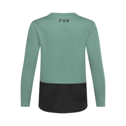 Camisola FOX RANGER FOUNDRY Junior de Manga Comprida Verde-sálvia