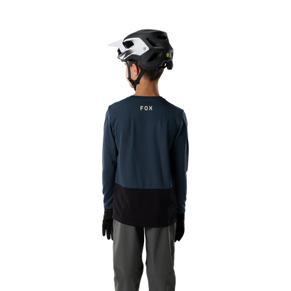 Camisola FOX RANGER FOX HEAD Junior Mangas Compridas Azul Galaxy