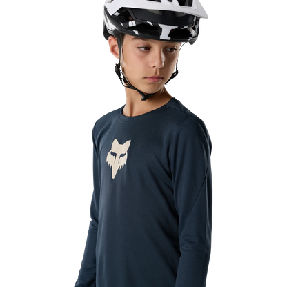 Camisola FOX RANGER FOX HEAD Junior Mangas Compridas Azul Galaxy