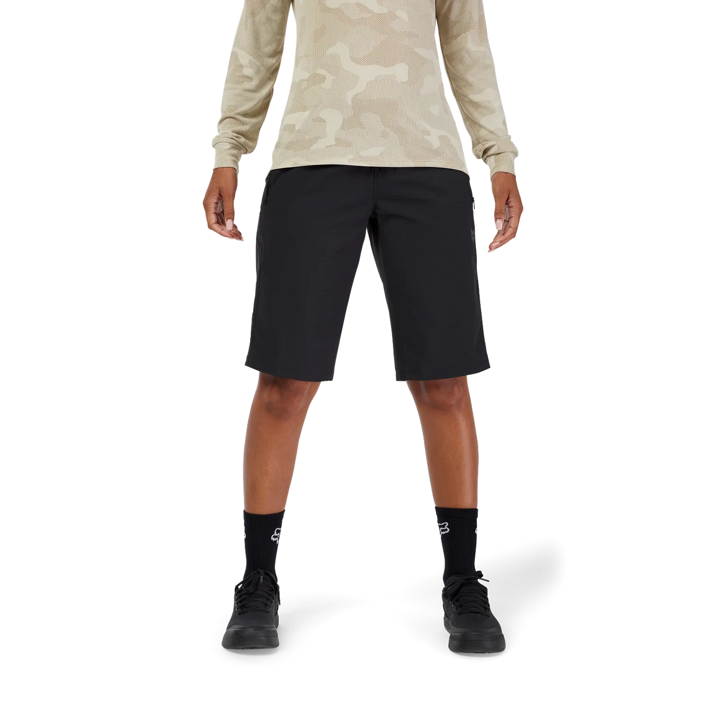 Calções FOX RANGER com inserções para mulher Preto