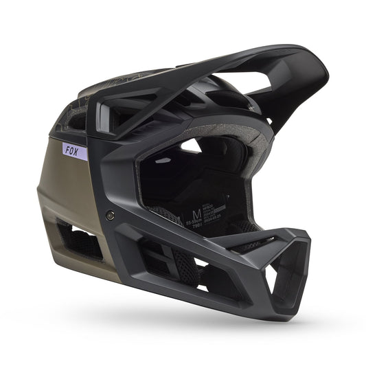 Capacete de BTT FOX PROFRAME FREQUENCY MIPS Cáqui/Preto 2025