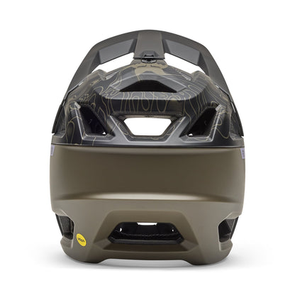 Capacete BTT FOX PROFRAME FREQUENCY MIPS Caqui/Preto
