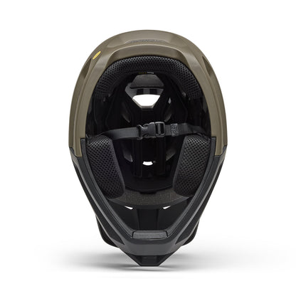 Capacete BTT FOX PROFRAME FREQUENCY MIPS Caqui/Preto