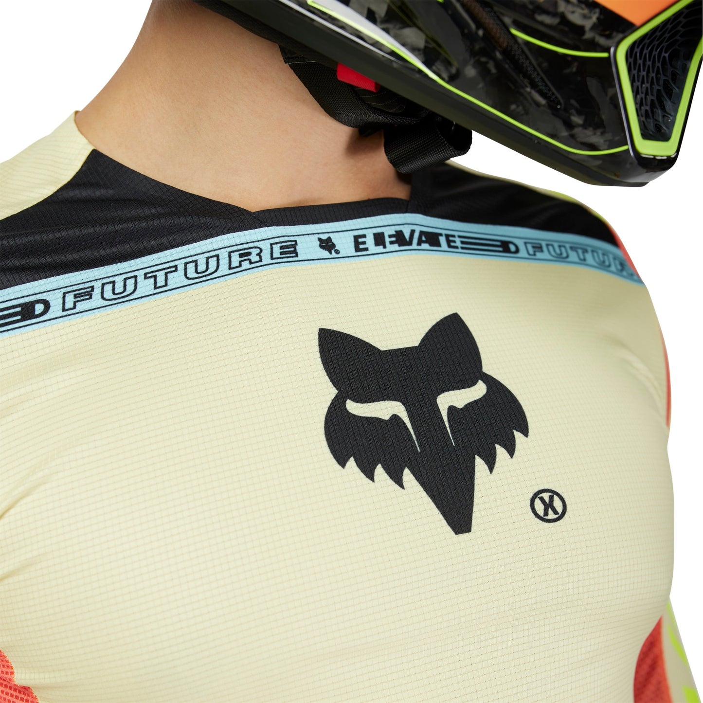 Camisola de manga comprida FOX FLEXAIR ELEVATED Amarelo/Laranja 2025