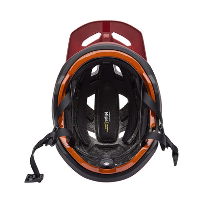 Capacete BTT FOX SPEEDFRAME RS MIPS PARANOID Bordeaux/Preto