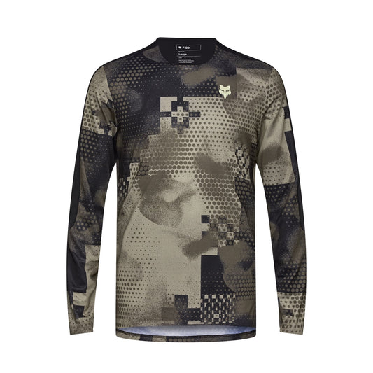 Camisola de manga comprida FOX FLEXAIR ASCENT PULSE Preto 2025