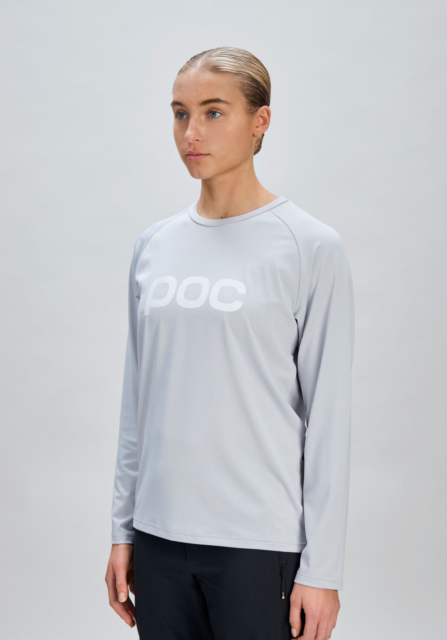 Camisola de manga comprida POC REFORM ENDURO para mulher Cinzento claro