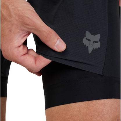 Calção-Short com Bretelas FOX FLEXAIR ASCENT CARGO Preto