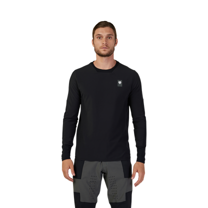 Maillot FOX DEFEND THERMAL Mangas Longas Preto