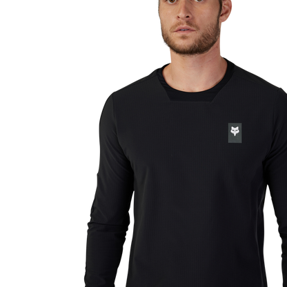 Maillot FOX DEFEND THERMAL Mangas Longas Preto