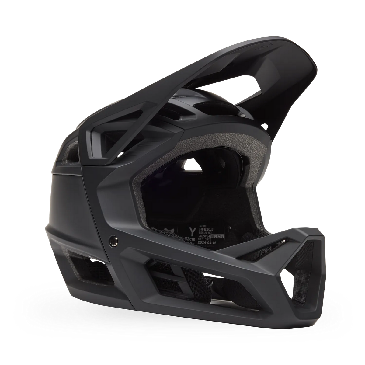 Capacete de BTT FOX PROFRAME MIPS Júnior Preto Mate
