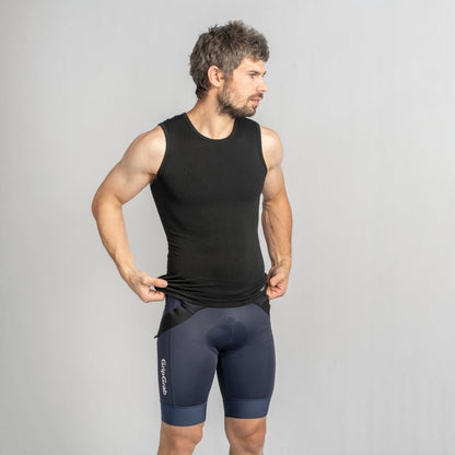 Camisola interior sem mangas GRIPGRAB PACR SPRING AUTUMN SEAMLESS preta