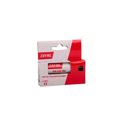 Cartucho CO2 ZEFAL Rosqueado 16g (x2)