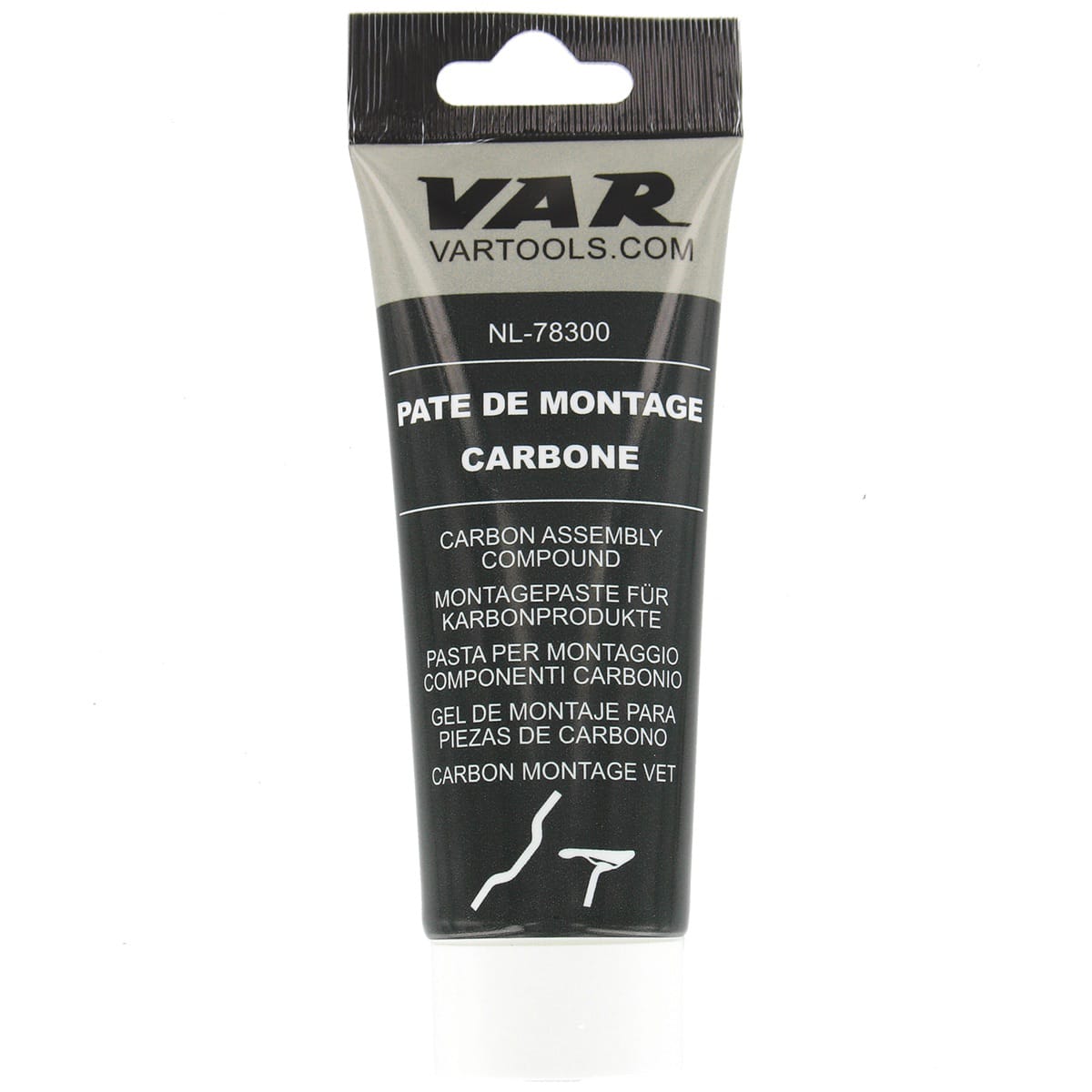 Massa lubrificante para componentes de carbono VAR (100 ml)