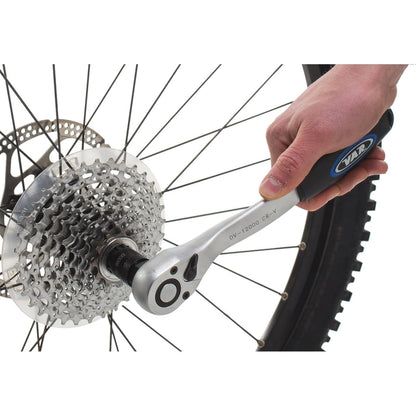 Desmontador de Cassete com Guia VAR para Shimano Hyperglide & Sram