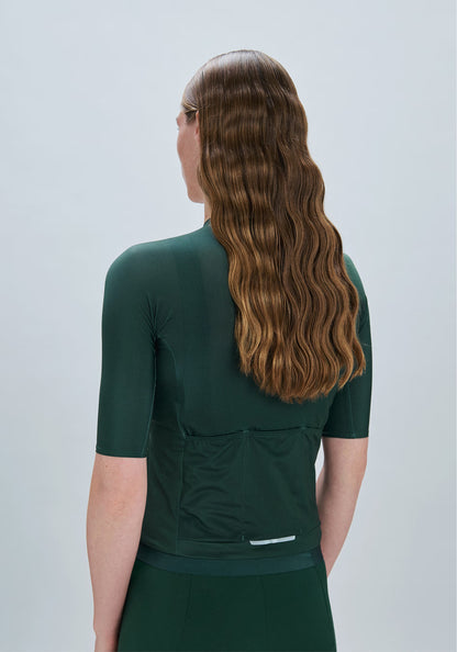 Maillot POC PRISTINE Mulher Mangas Curtas Verde