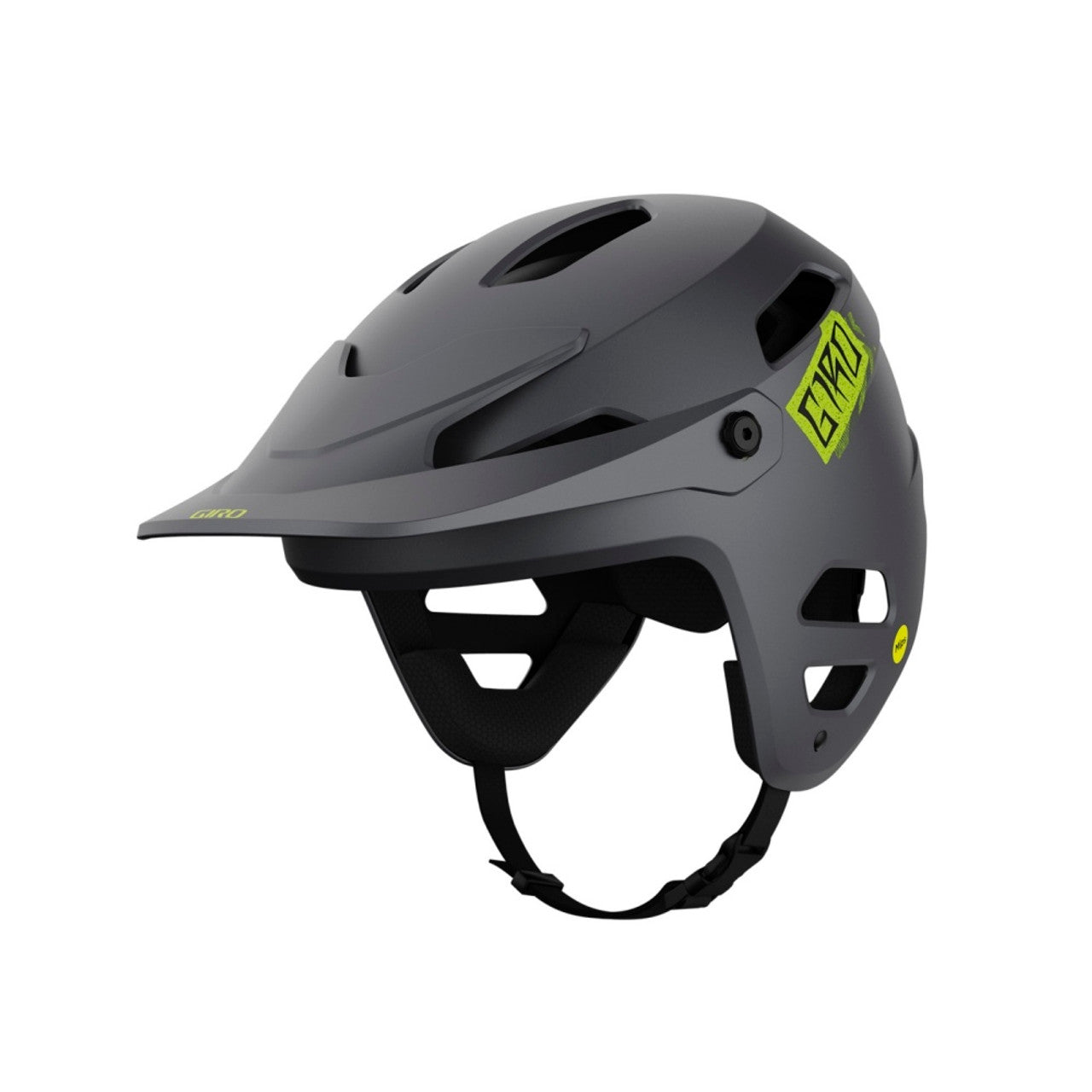 Capacete de BTT GIRO TYRANT SPHERICAL MIPS Cinzento/Amarelo