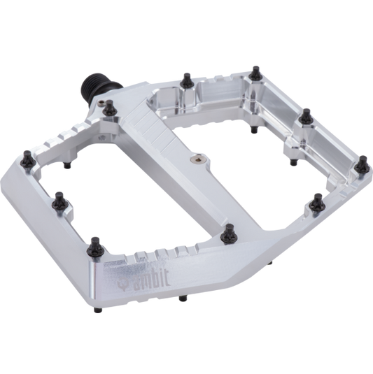 Pedais planos pequenos AMBIT Breach Prata