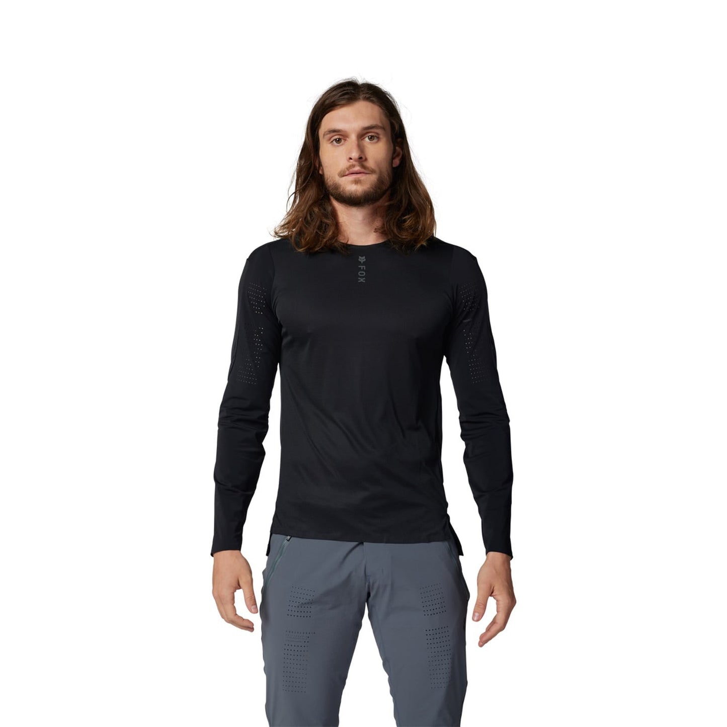 Camisola de manga comprida FOX FLEXAIR PRO Preto 2025