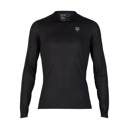Camisola FOX FLEXAIR ASCENT Mangas Compridas Preto