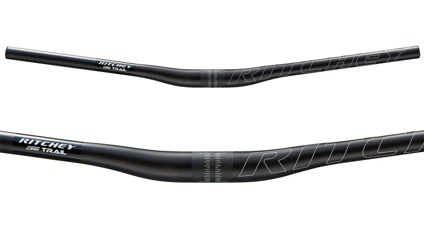 Guiador RITCHEY WCS TRAIL Rise 15mm 780mm Carbono Preto