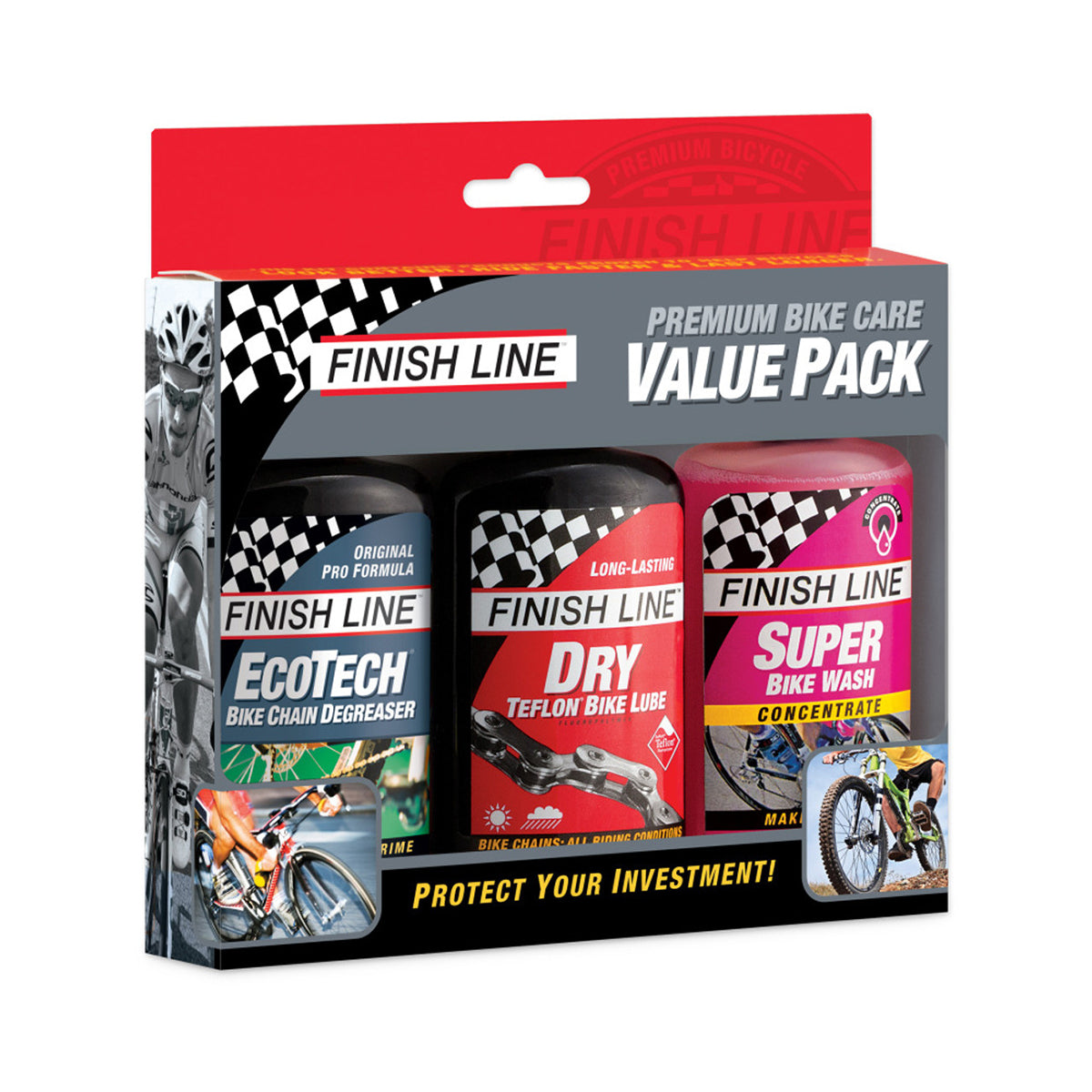 FINISH LINE VALUE PACK Kit de produtos de manutenção