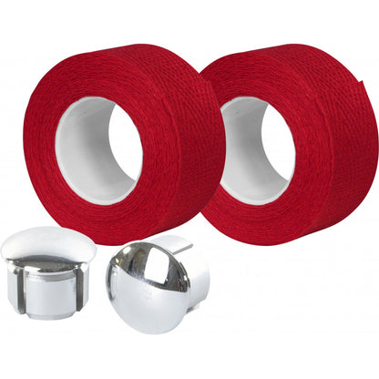Fita de guiador VELOX COTON TRESSOREX 85 Vermelho