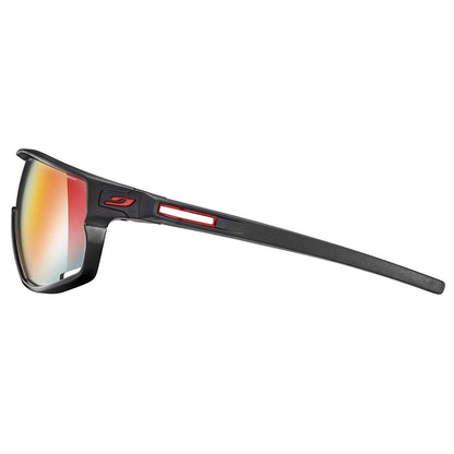 Óculos JULBO RUSH Preto Mate/Preto Brilhante Reactiv Amarelo/Castanho