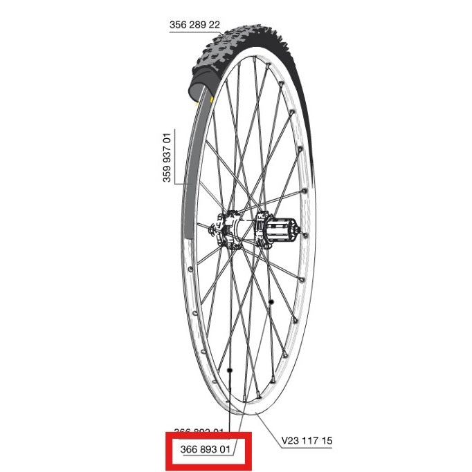 KIT 12 RAIOS TRASEIROS MAVIC CROSSROC/CROSSRIDE UST/CROSSMAX ELITE/XA ELITE 27,5" ALLROAD ELITE ROUTE+ 650 275MM