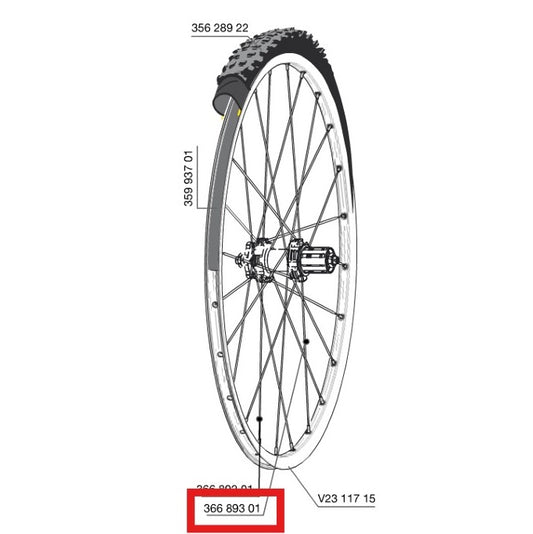 KIT 12 RAIOS TRASEIROS MAVIC CROSSROC/CROSSRIDE UST/CROSSMAX ELITE/XA ELITE 27,5" ALLROAD ELITE ROUTE+ 650 275MM