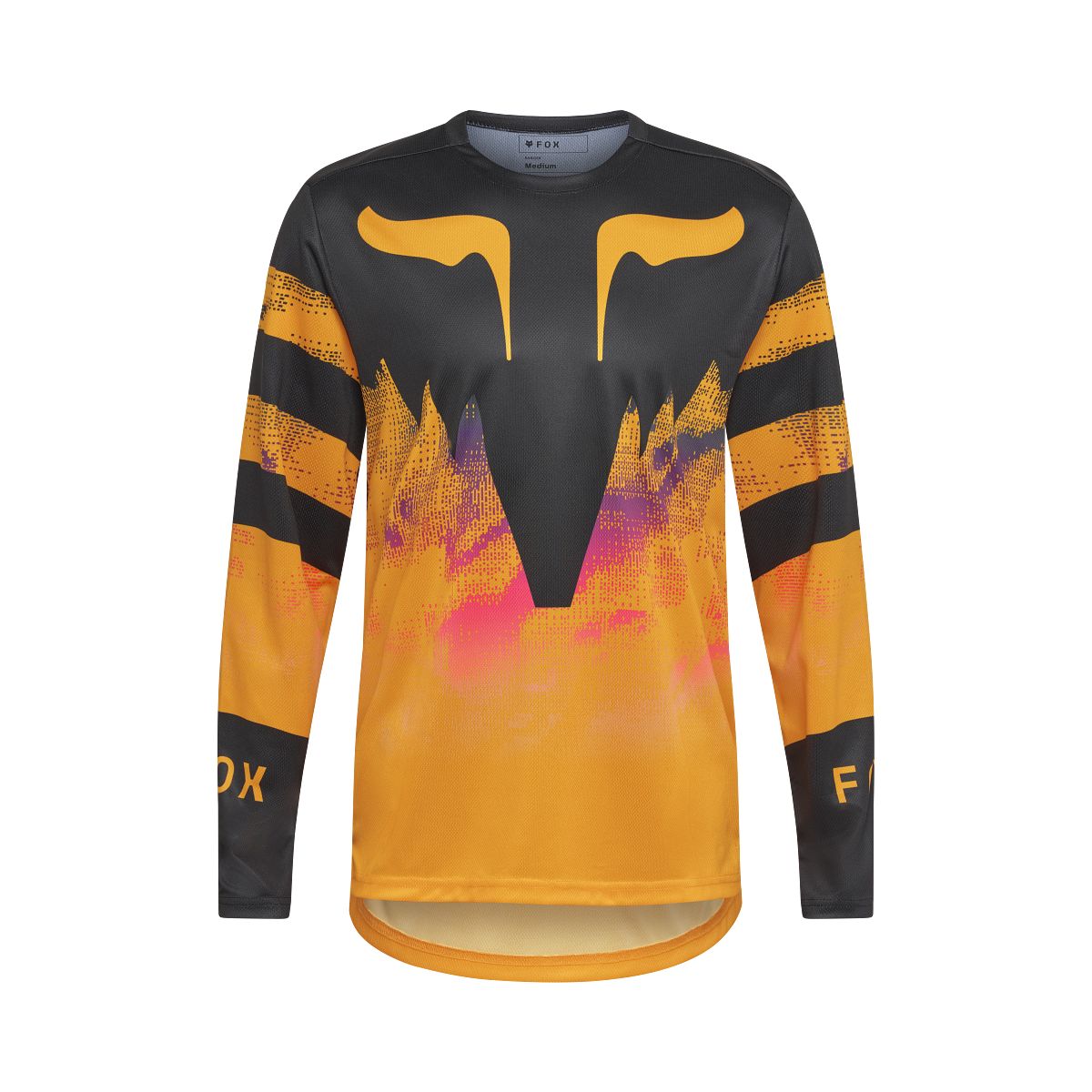 Camisola de manga comprida FOX RANGER KAIROS Preto/Laranja