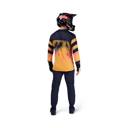 Calça FOX RANGER KAIROS Preto/Laranja