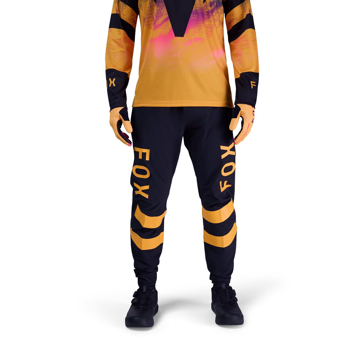Calças FOX RANGER KAIROS Preto/Laranja