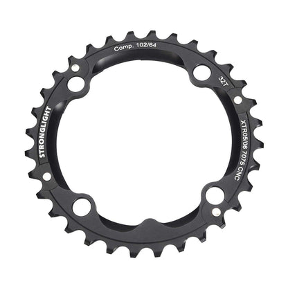 Prato Intermédio STRONGLIGHT ALU 7075 SHIMANO XTR M960 9V 4 Furos 102 mm