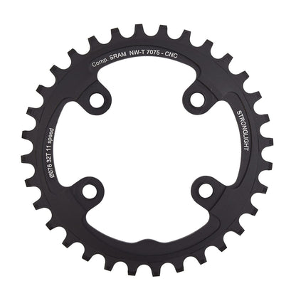Prato Mono STRONGLIGHT ALU 7075 NARROW WIDE Sram XX1 11V 4 Furos 76 mm